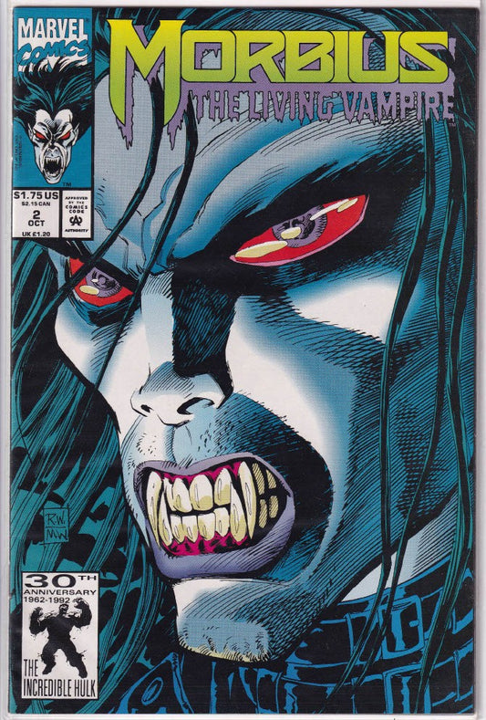 Morbius The Living Vampire #2 (1992)