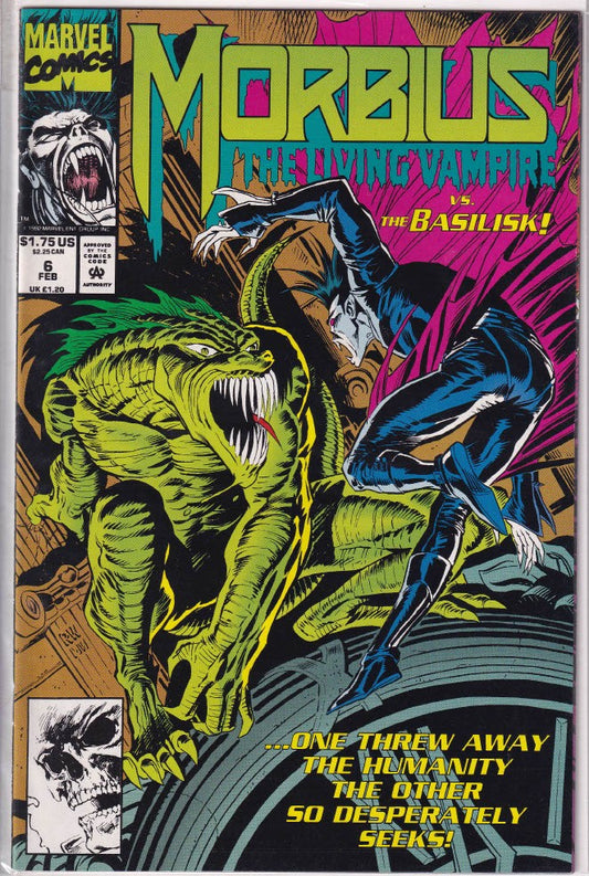 Morbius The Living Vampire #6 (1993)