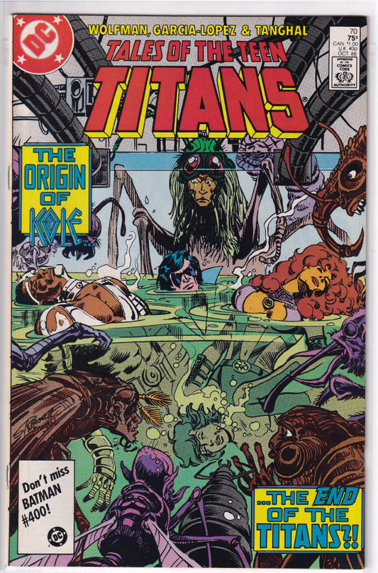 Tales of the Teen Titans #70 (1986)